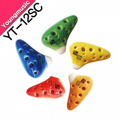 영뮤직 YT-12SC 오카리나, 04_초록, 1개