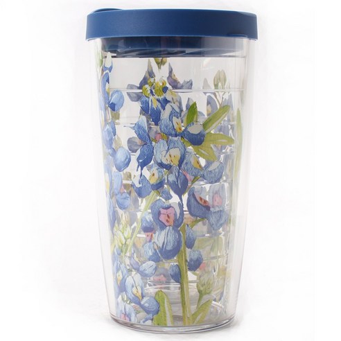 터비스 킵 드링크 핫 & 콜드 텀블러, Bluebonnet On It, 473ml