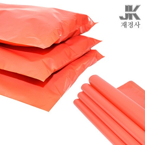 재경사 HDPE 택배봉투 45 x 60 + 4, 오렌지, 100장