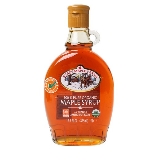 쉐이디메이플팜즈 퓨어 메이플 시럽, 1개, 375ml