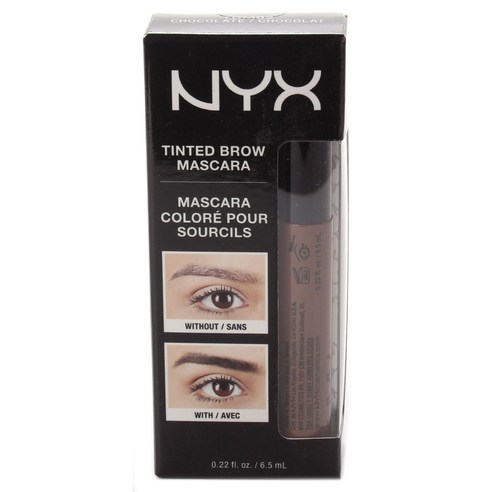 엔와이엑스 틴티드 아이브로우 마스카라 6.5ml, Chocolate, 1개