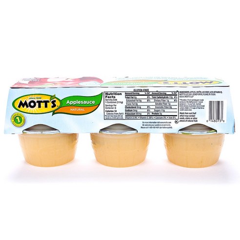 Mott's 애플소스 내추럴: 건강과 맛을 한 번에!