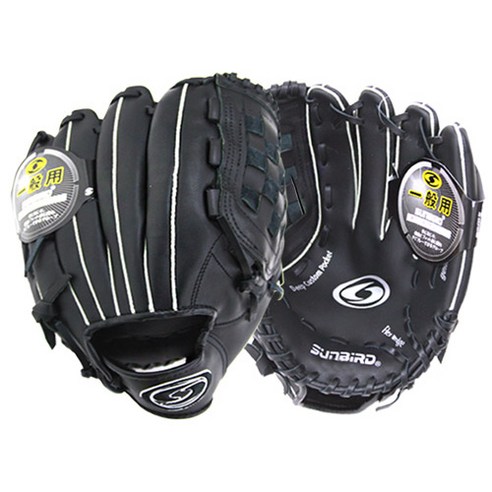 썬버드 NEW 가죽 야구 글러브 좌투용 청소년용 S550N, 블랙