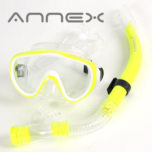 아넥스 일안식 성인 스노쿨링 세트, 그린