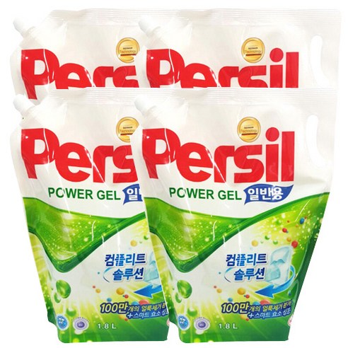 퍼실파워젤 추천 최악의 얼룩도 깨끗하게! 퍼실 파워젤 일반용 액상세제 리필 1.8L 4개 제품정보 TOP10