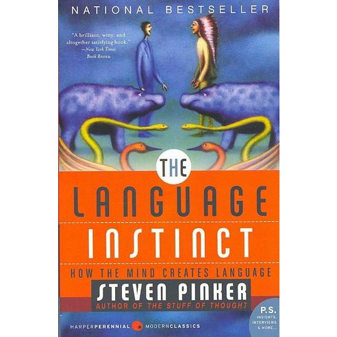 [해외도서] The Language Instinct : How the Mind Creates Language, Harper Perennial
