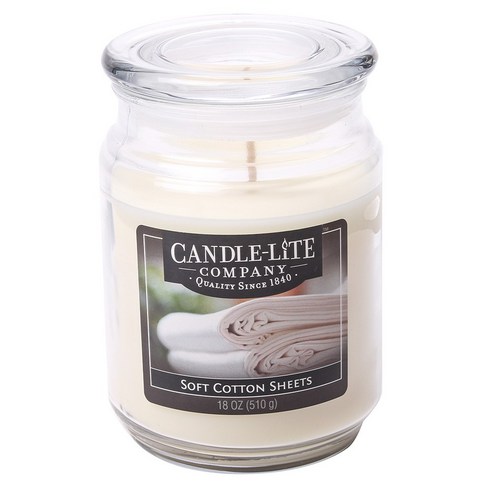 Candle Lite 크리미 바닐라 스월 자캔들 510g, Soft Cotton Sheets