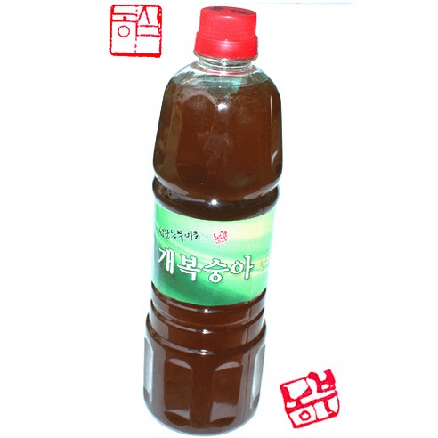 농선 방임형 농사 개복숭아 발효원액, 3개, 900ml, 1개입