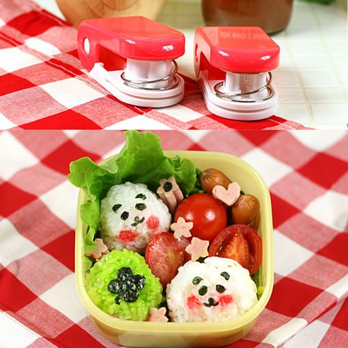 이홈베이킹 펀치꾹김펀치 팬더클로버(Red), 단품, 1개
