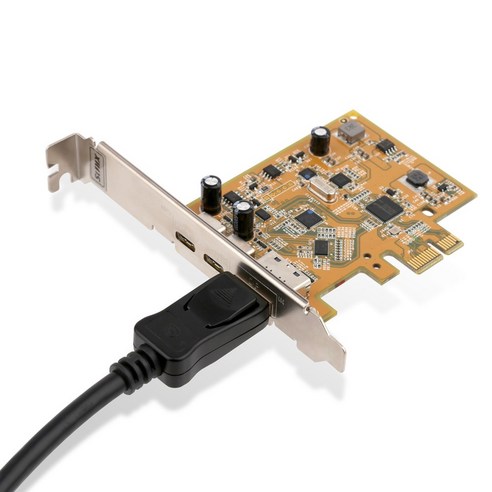 넥스트 USB3.1 & Displat Port Alt Mode PCI Express Host Card with Dual USB Type-C 그래픽 확장카드 SUNIX-UPD2018-B