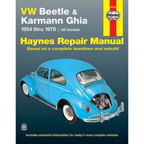 Vw Beetle & Karmann Ghia Automotive Repair Manual, Haynes Pubns