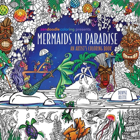 Mermaids in Paradise: An Artist''s Coloring Book, Griffin