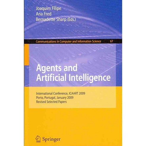 Agents and Artificial Intelligence, Springer-Verlag New York Inc