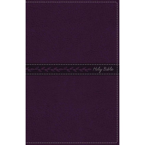 Holy Bible: King James Version Purple Leathersoft Thinline Standard Print Red Letter Edition, Nelson Bibles