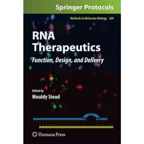 RNA Therapeutics: Function Design and Delivery, Humana Pr Inc