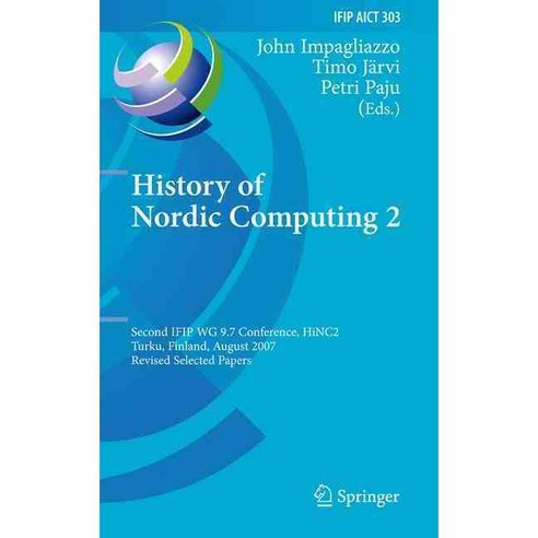 History of Nordic Computing 2, Springer-Verlag New York Inc