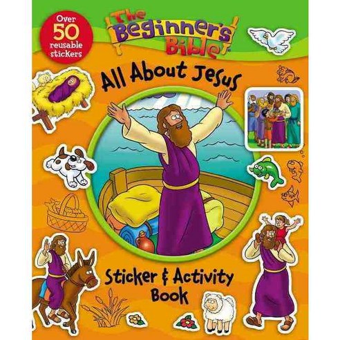 The Beginner''s Bible All about Jesus Sticker and Activity Book, Zonderkidz