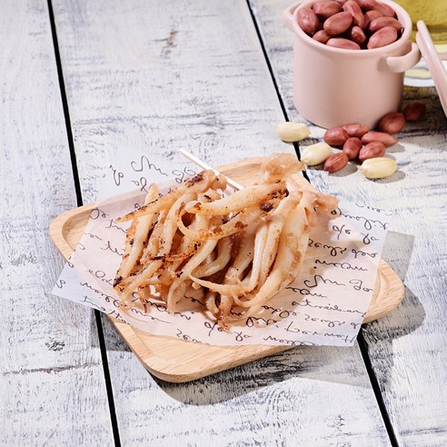 영화관에서 맛보는 땅콩 버터 오징어의 맛과 동일한 집 간식