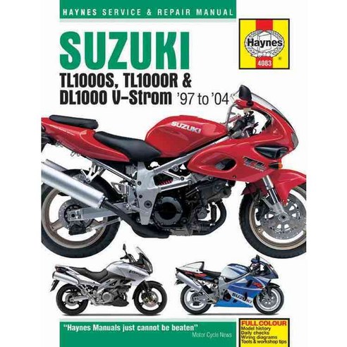 Haynes Suzuki TL1000S TL1000R & DL1000 V-Strom ''97 to ''04 Serveic & Repair "ManualRepair Manual, Haynes Pubns