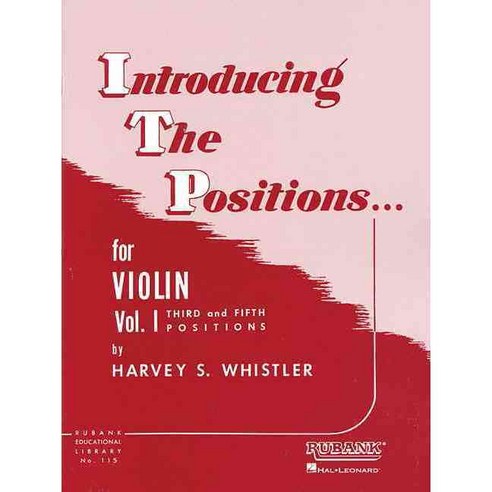 Introducing the Positions for Violin: Third and Fifth Positions, Rubank Pubns