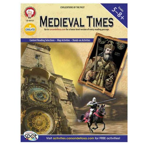 Medieval Times: Grades 5 8  Mark Twain Media Inc Pub 가격 변동 추적 그래프 역대가
