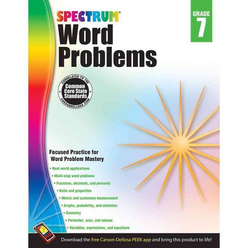 Spectrum Word Problems. 7, Carson Dellosa Publishing