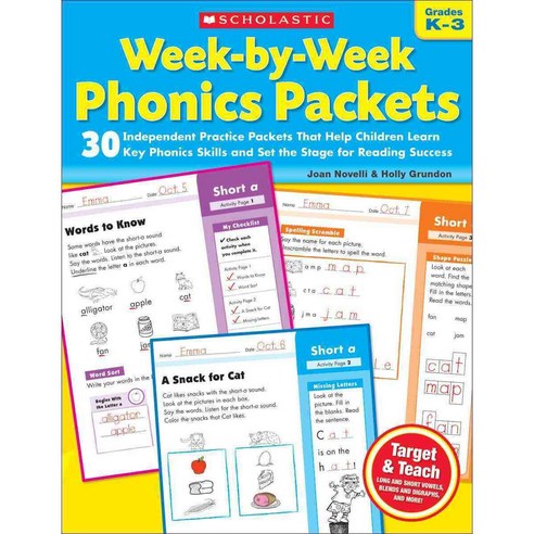 Week-By-Week Phonics Packets: Grades K-3, Scholastic Teaching Res