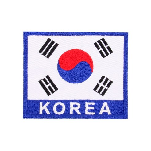 내사랑꾸나 태극기 코리아 흰색