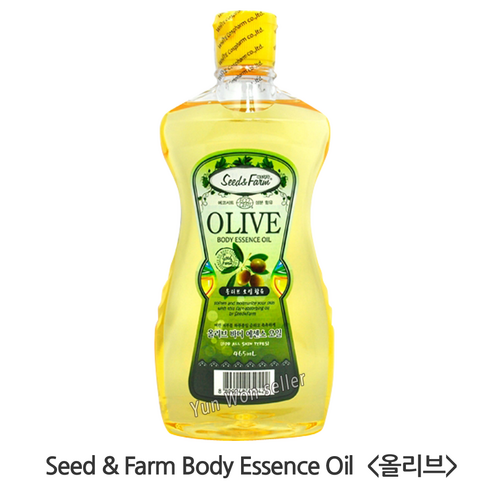 GJ가짐 씨드앤팜 바디에센스 오일(올리브), 465ml, 1개
