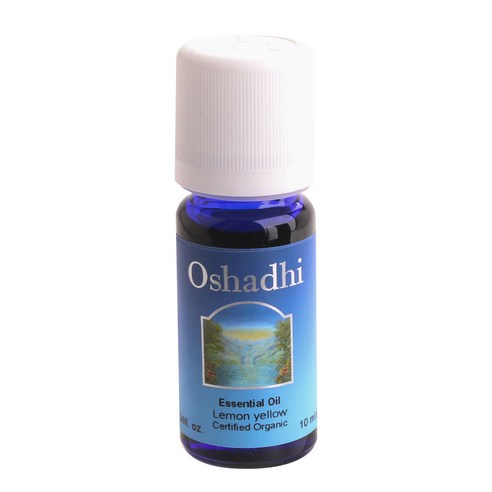 Oshadhi 레몬 옐로우 오가닉 에센셜 오일, 10ml, 1개