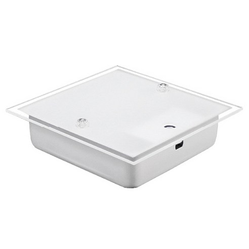 한양라이팅 LED 민무늬 센서등 15W, 주광색, 1개