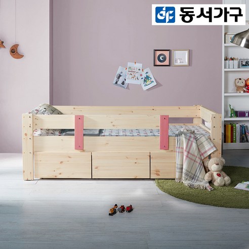아기침대프레임 동서가구 LV 카비 아동벙커침대, 핑크(낮은벙커침대(프레임만)) Best Top5