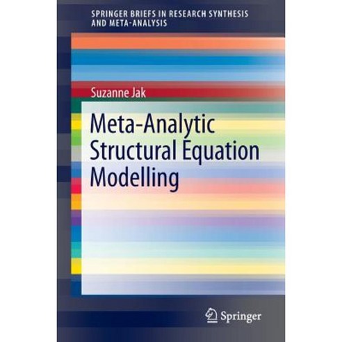 Meta-Analytic Structural Equation Modelling Paperback, Springer