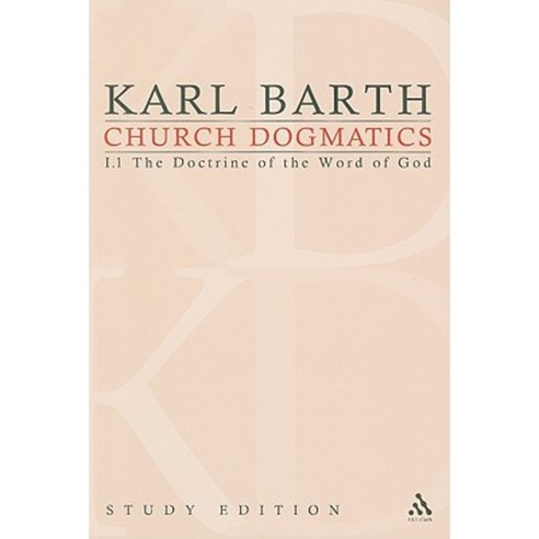 Church Dogmatics Study Edition 2: The Doctrine of the Word of God I.1 a 8-12 Paperback, T & T Clark International