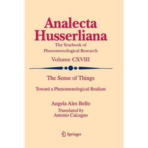The Sense of Things: Toward a Phenomenological Realism Paperback, Springer