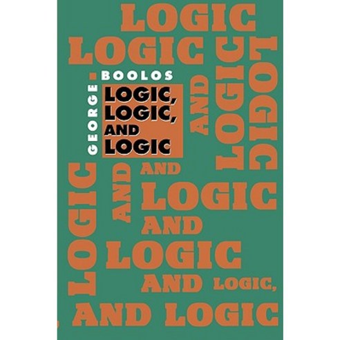 Logic Logic and Logic Paperback, Harvard University Press