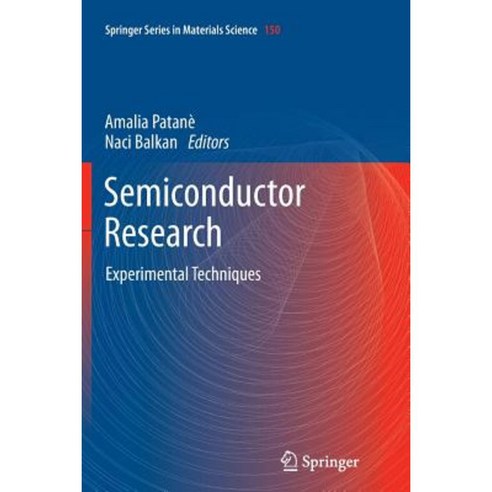 Semiconductor Research: Experimental Techniques Paperback, Springer