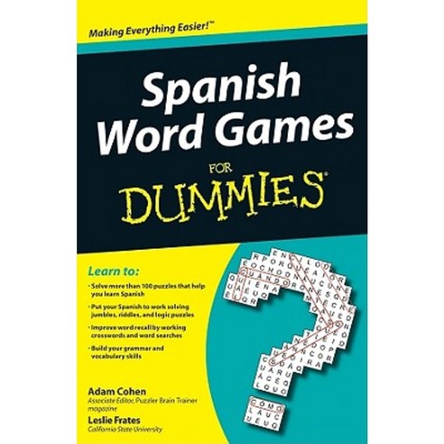 Spanish Word Games for Dummies Paperback
