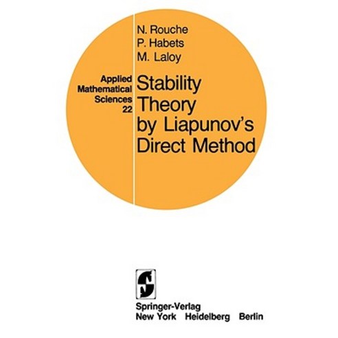 Stability Theory by Liapunov S Direct Method Paperback, Springer