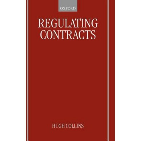 Regulating Contracts Hardcover, OUP Oxford