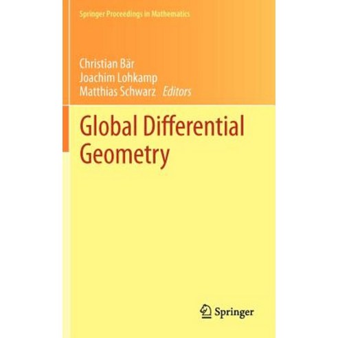 Global Differential Geometry Hardcover, Springer