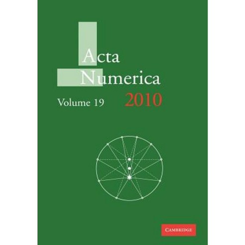 ACTA Numerica 2010:Volume 19, Cambridge University Press