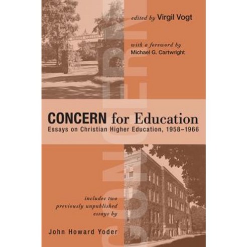 Concern for Education Hardcover, Cascade Books