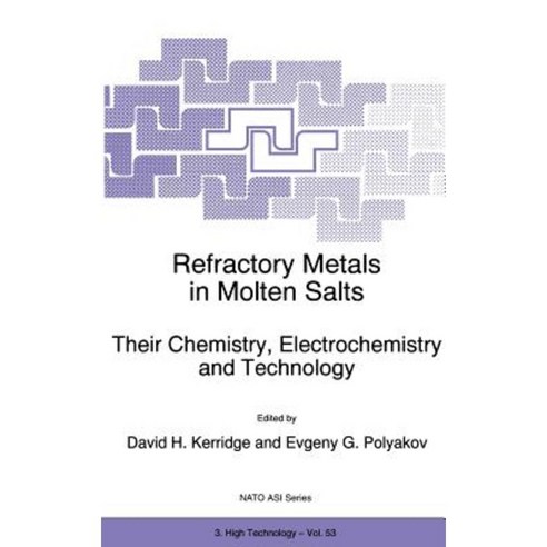 Refractory Metals in Molten Salts: Their Chemistry Electrochemistry and Technology Hardcover, Springer