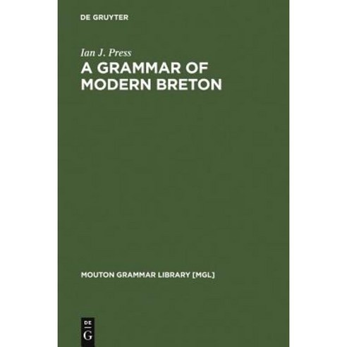 A Grammar of Modern Breton Hardcover, Walter de Gruyter