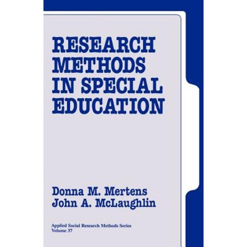 Research Methods in Special Education Paperback, Sage Publications, Inc