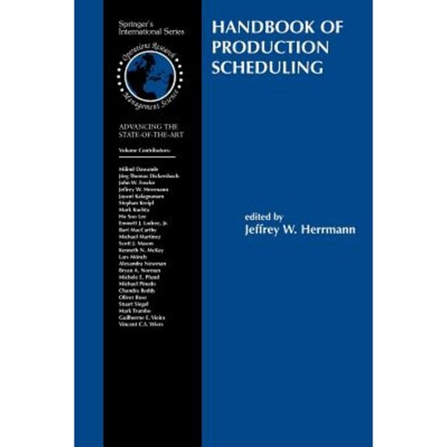 Handbook of Production Scheduling Paperback, Springer