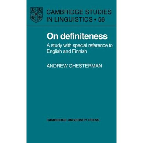On Definiteness, Cambridge University Press