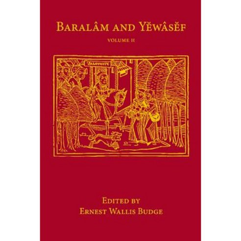 Baralam and Yewasef:Volume 2, Cambridge University Press