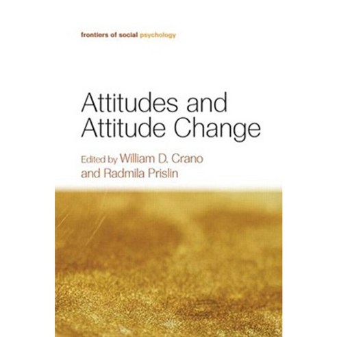 Attitudes and Attitude Change Hardcover, Psychology Press (UK)